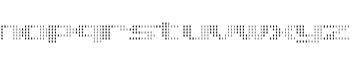 JLTicker Six Font LOWERCASE