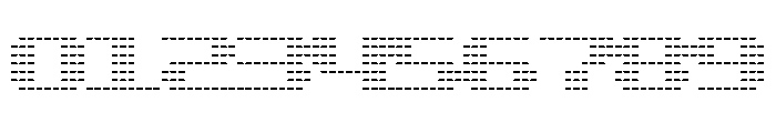JLTicker1 Nine Font OTHER CHARS