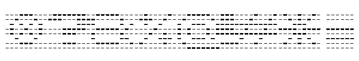 JLTicker1 Nine Font OTHER CHARS