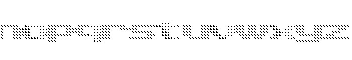 JLTicker2 Four Font LOWERCASE