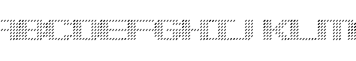 JLTicker3 Eight Font UPPERCASE