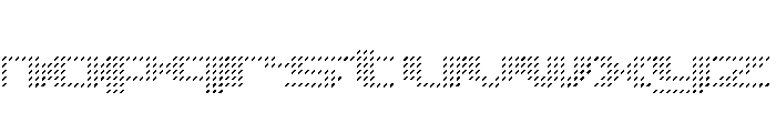 JLTicker3 Eight Font LOWERCASE