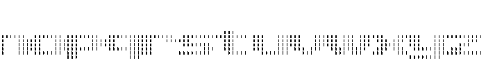 JLTicker3 Six Font LOWERCASE