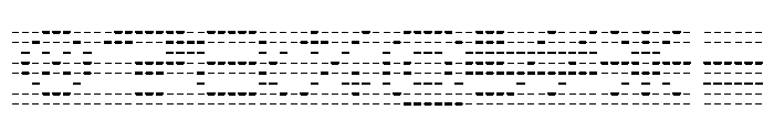 JLTicker3 Three Font OTHER CHARS