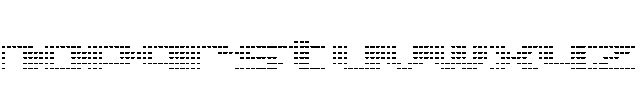 JLTicker3 Three Font LOWERCASE
