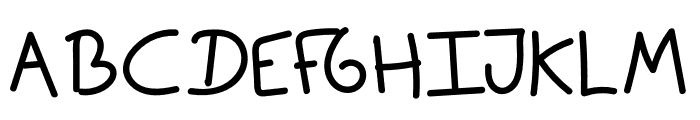 JM Handscript Font UPPERCASE