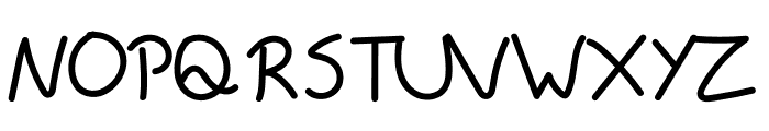 JM Handscript Font UPPERCASE