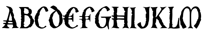 JMHArgos-Regular Font UPPERCASE