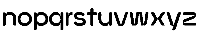 JMHAva-Bold Font LOWERCASE