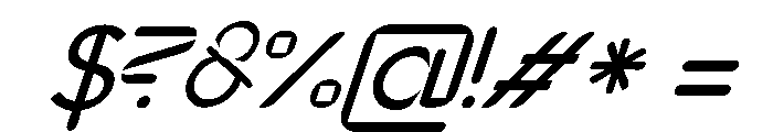 JMHAva-Italic Font OTHER CHARS