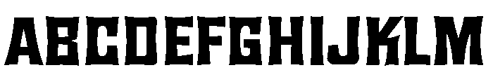 JMHBronze-Bold Font UPPERCASE