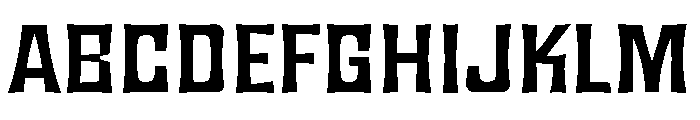 JMHBronze-Regular Font UPPERCASE