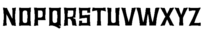 JMHBronze-Regular Font UPPERCASE