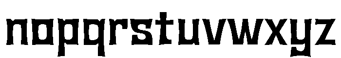 JMHBronze-Regular Font LOWERCASE