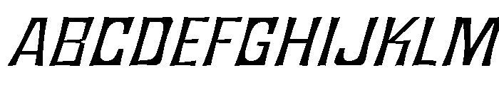 JMHBronzeFine-Italic Font UPPERCASE