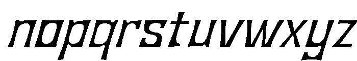 JMHBronzeFine-Italic Font LOWERCASE