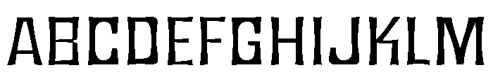 JMHBronzeFine-Regular Font UPPERCASE