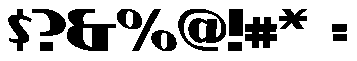 JMHCOMICS-Bold Font OTHER CHARS
