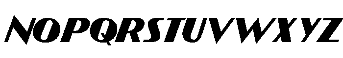 JMHCOMICS-BoldItalic Font UPPERCASE