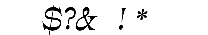 JMHCajita-Italic Font OTHER CHARS