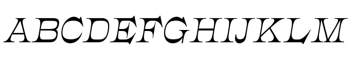 JMHCajita-Italic Font UPPERCASE