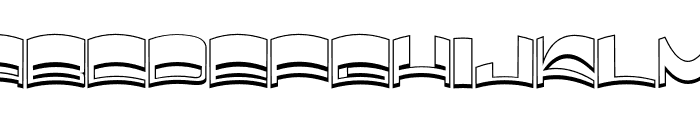 JMHElixirShadow-Regular Font UPPERCASE