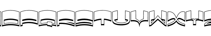 JMHElixirShadow-Regular Font UPPERCASE