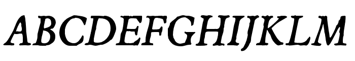 JMHEspinosa-Italic Font UPPERCASE