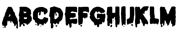 JMHHALLOWEEN-Regular Font LOWERCASE