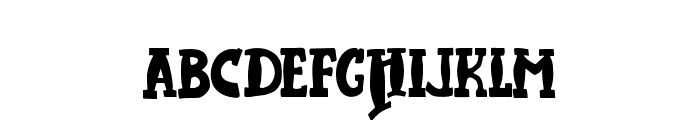 JMHHarryDicksonOne-Regular Font UPPERCASE