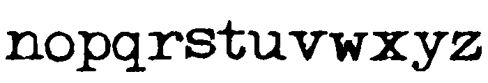 JMHHermes3000-Regular Font LOWERCASE