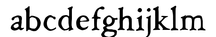JMHLegajo-Regular Font LOWERCASE