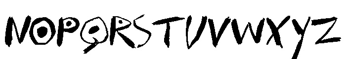 JMHPICASSOLITHOGRAPH1964-Regula Font LOWERCASE