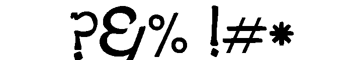 JMHPoudre-Regular Font OTHER CHARS