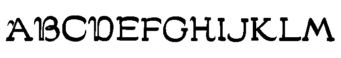 JMHPoudre-Regular Font UPPERCASE