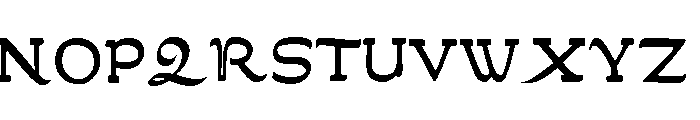 JMHPoudre-Regular Font UPPERCASE