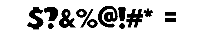 JMHROCAMBOLE-Extrabold Font OTHER CHARS