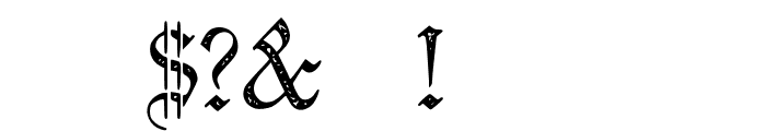 JMHSantaMariaRough-Regular Font OTHER CHARS