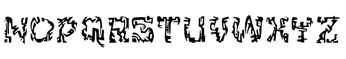 JMHSpaceTrash-Regular Font LOWERCASE