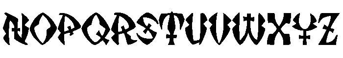 JMHStrigoiII-Regular Font LOWERCASE