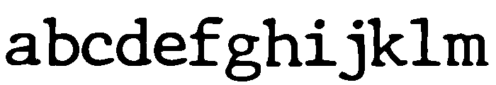 JMHTypewriterdry-Regular FONT