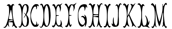 JMHZarracenaAlt-Regular Font LOWERCASE