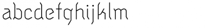 JMTF Robin 9 Thin Font LOWERCASE
