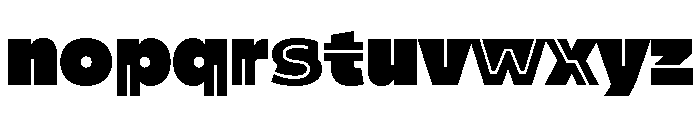 Joc Display Font LOWERCASE