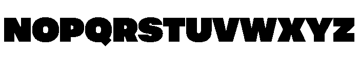 Joc Heavy Font UPPERCASE