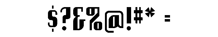 Joschmi Extra Bold Font OTHER CHARS