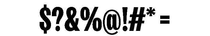 Joschmi Heavy Font OTHER CHARS