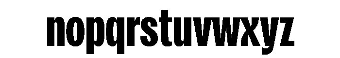 Joschmi Heavy Font LOWERCASE