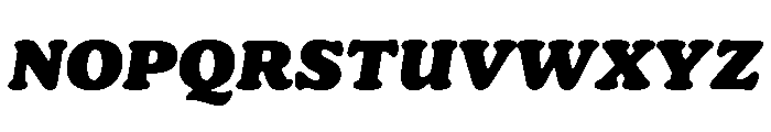 Jovie Black Italic Font UPPERCASE