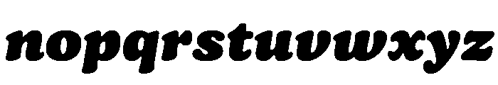 Jovie Black Italic Font LOWERCASE